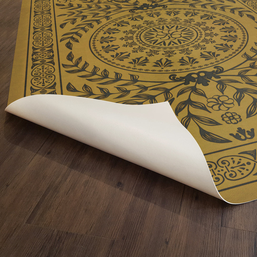 Vintage Vinyl Floorcloth Rug (Pattern 40 Alhambra)