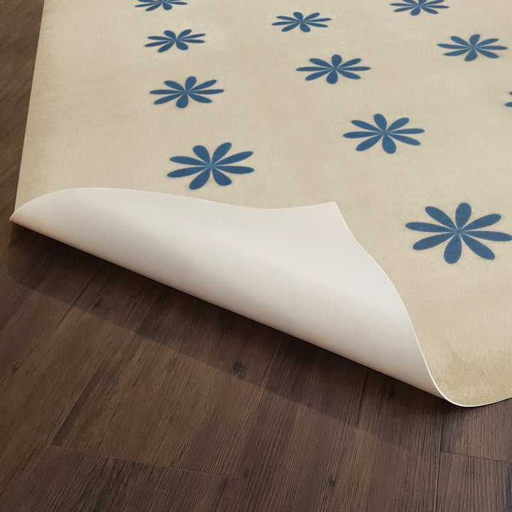 Vintage Vinyl Floorcloth Rug (Pattern 48 Cloche)