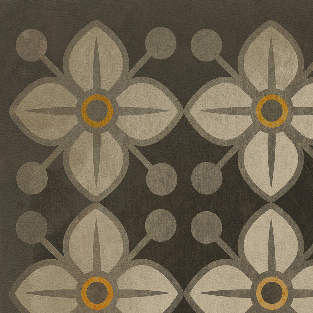 Vintage Vinyl Floorcloths (Pattern 32 Daffodils)