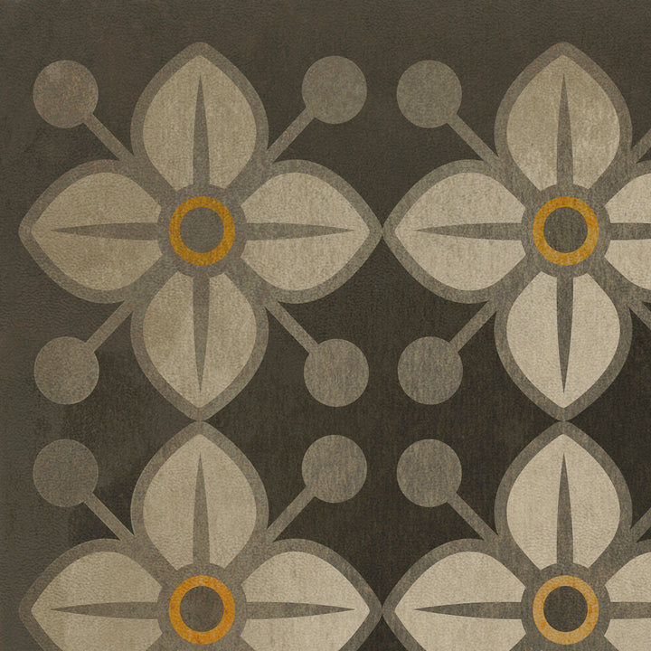 Vintage Vinyl Floorcloths (Pattern 32 Daffodils)