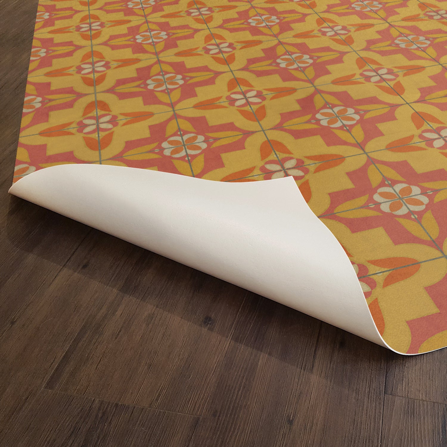 Vinyl Rag Vintage Vinyl Floorcloth Rug (Pattern 33 Lollygagger) – Hudson & Vine