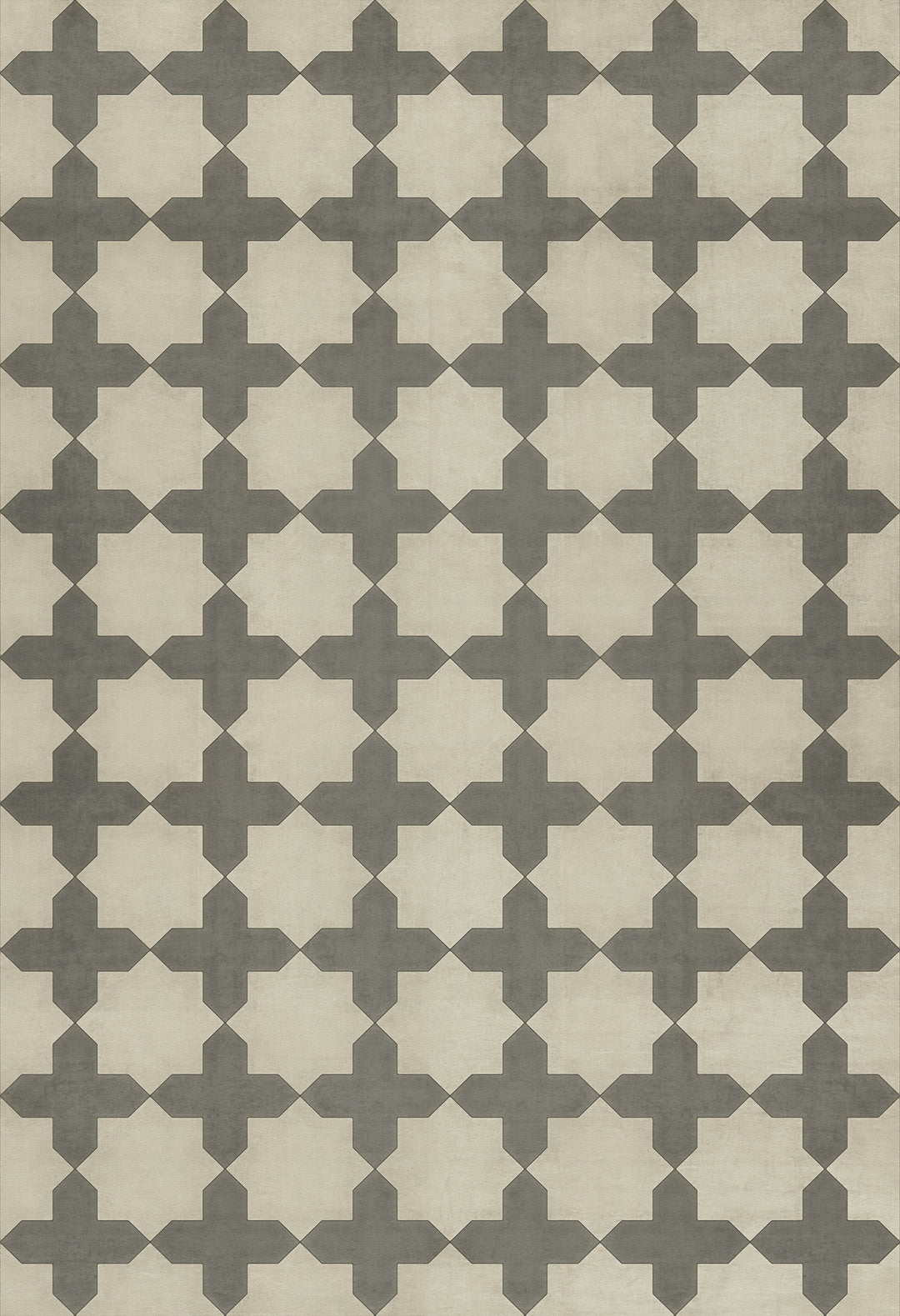 Vintage Vinyl Floorcloth Rug (Pattern 23 Simple as Doves)