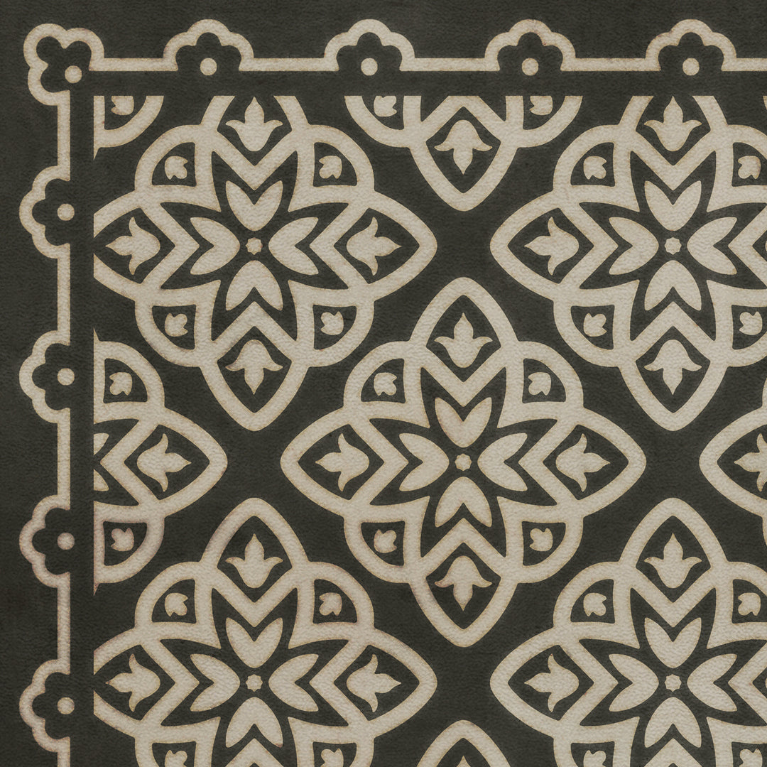 Vintage Vinyl Floorcloth Rug (Pattern 45 Nitritus)