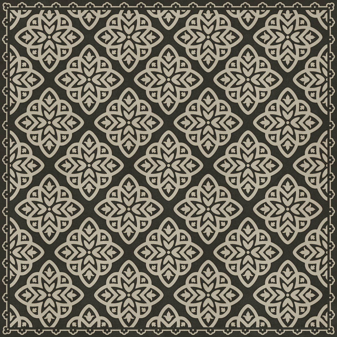 Vintage Vinyl Floorcloth Rug (Pattern 45 Nitritus)