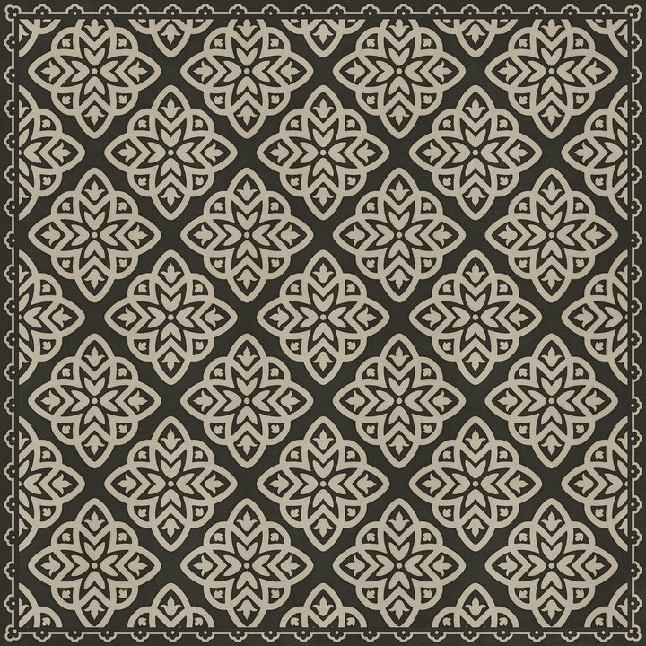 Vintage Vinyl Floorcloth Rug (Pattern 45 Nitritus)
