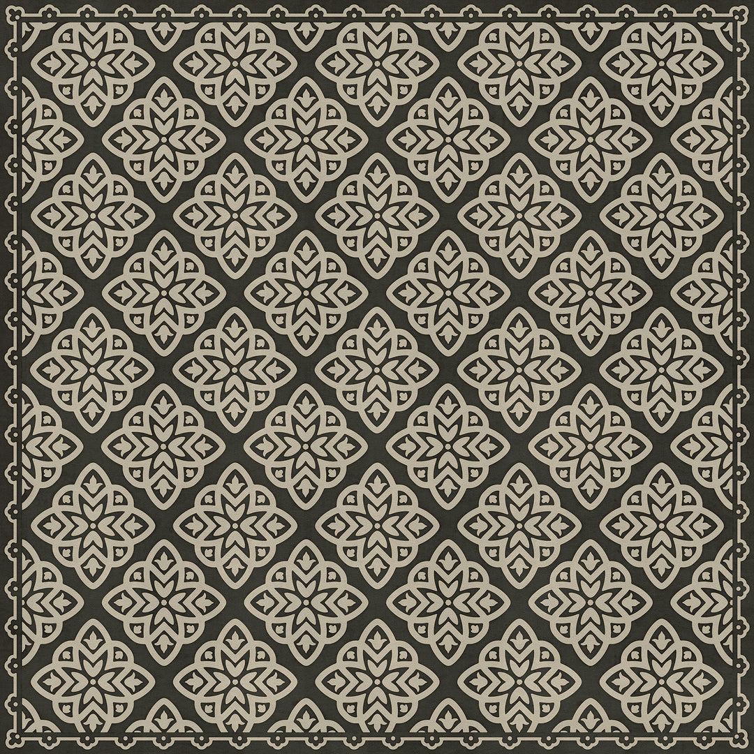 Vintage Vinyl Floorcloth Rug (Pattern 45 Nitritus)