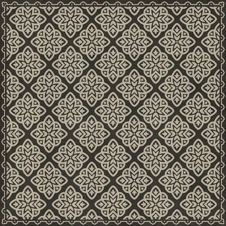 Vintage Vinyl Floorcloth Rug (Pattern 45 Nitritus)