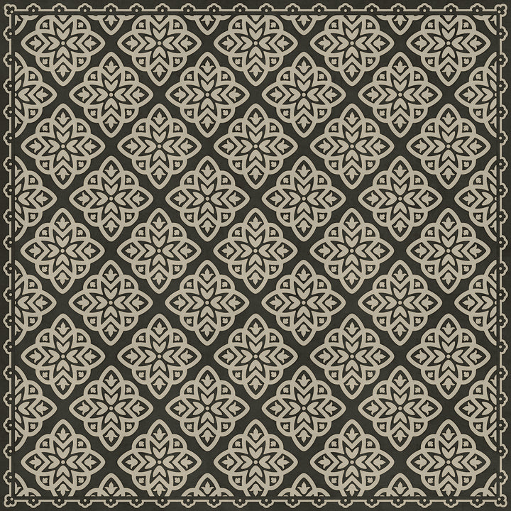 Vintage Vinyl Floorcloth Rug (Pattern 45 Nitritus)