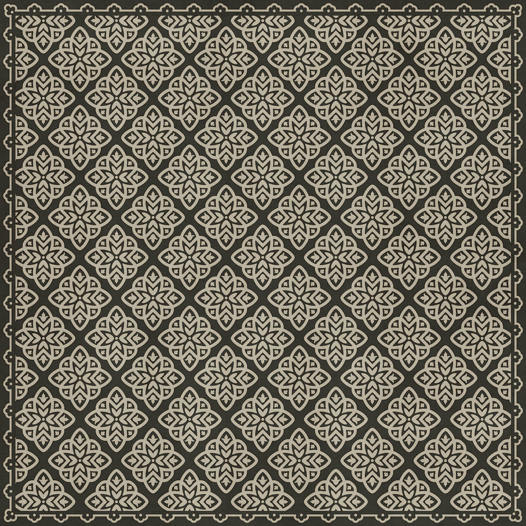 Vintage Vinyl Floorcloth Rug (Pattern 45 Nitritus)