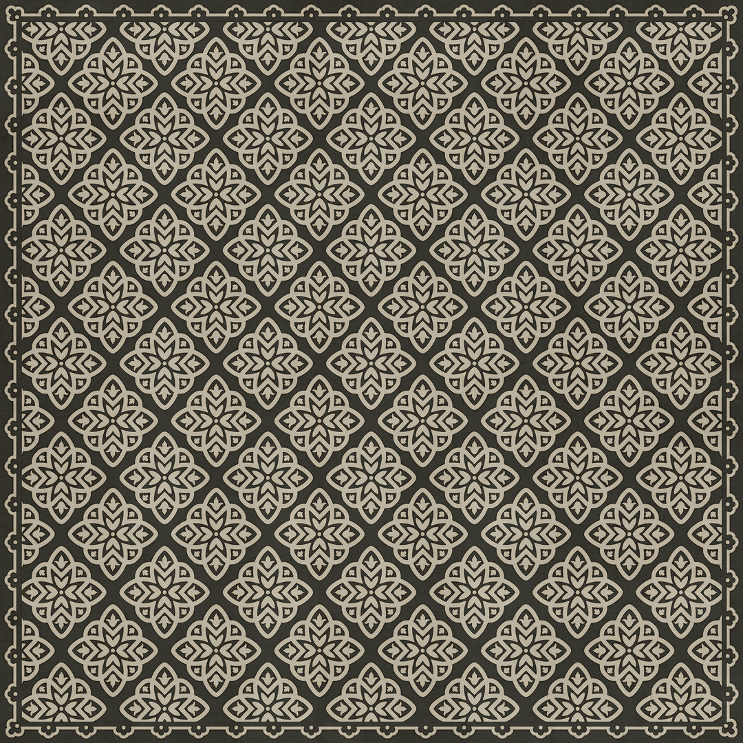 Vintage Vinyl Floorcloth Rug (Pattern 45 Nitritus)