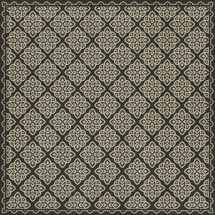 Vintage Vinyl Floorcloth Rug (Pattern 45 Nitritus)