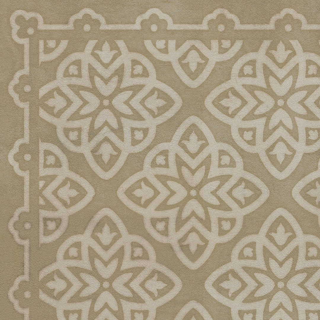 Vintage Vinyl Floorcloth Rug (Pattern 45 Niveus)