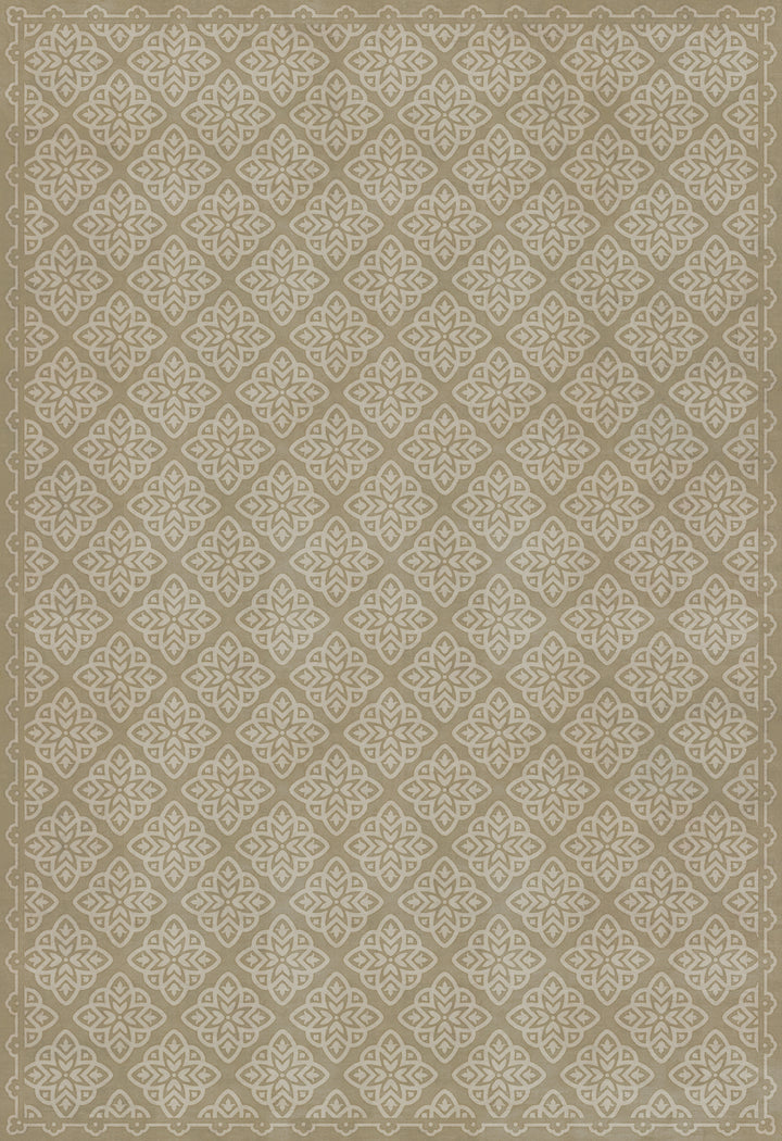 Vintage Vinyl Floorcloth Rug (Pattern 45 Niveus)