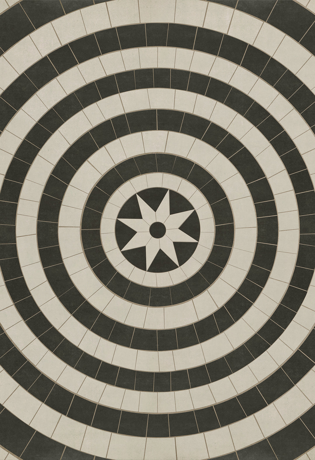 Vintage Vinyl Floorcloth Rug (Pattern 58 Invicta)