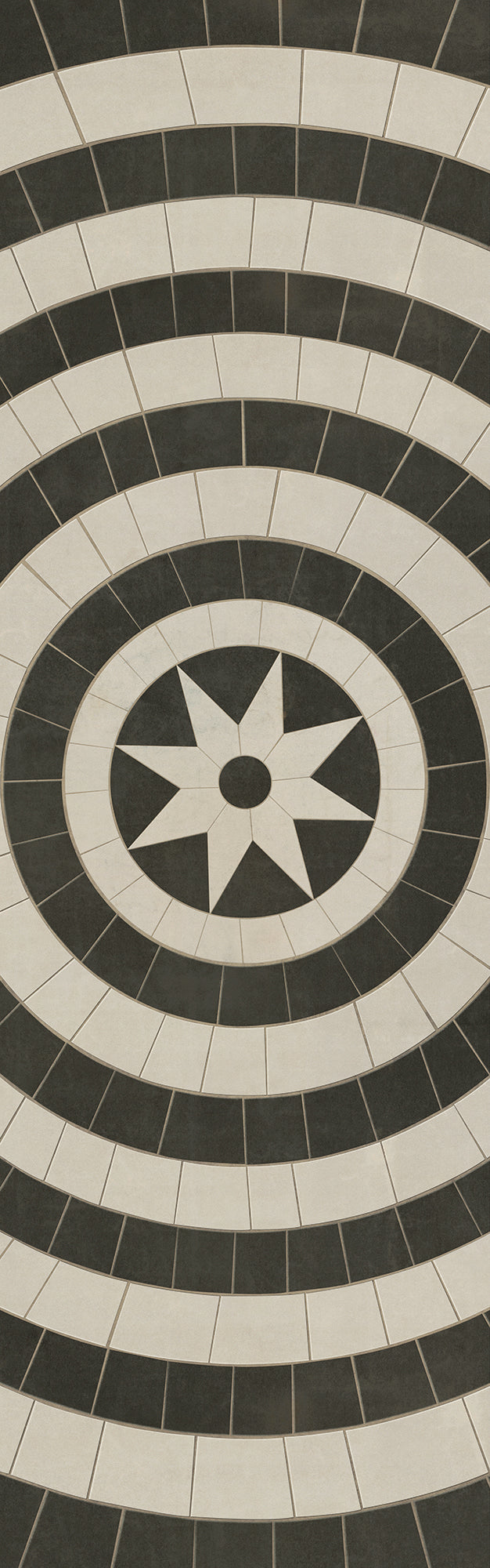 Vintage Vinyl Floorcloth Rug (Pattern 58 Invicta)