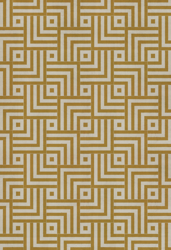 Vintage Vinyl Floorcloth Mats (Pattern 60 Retroversion)