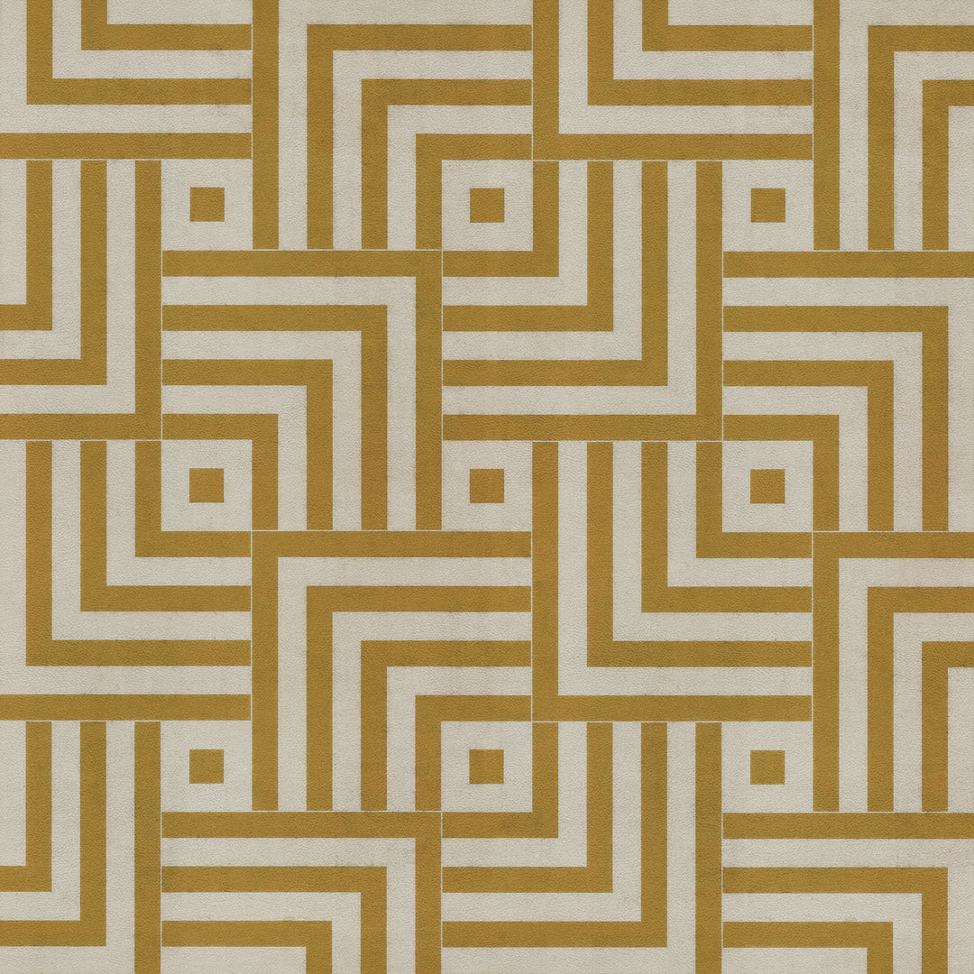 Vintage Vinyl Floorcloth Mats (Pattern 60 Retroversion)