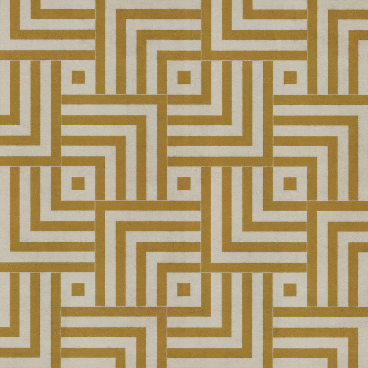 Vintage Vinyl Floorcloth Mats (Pattern 60 Retroversion)