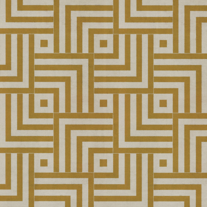 Vintage Vinyl Floorcloth Mats (Pattern 60 Retroversion)