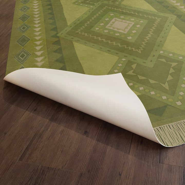 Vintage Vinyl Floorcloth Mats (Pattern 61 Grassroots)