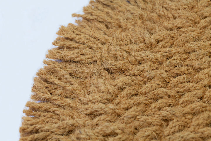 Entryways Sun Half Round Handwoven Doormat