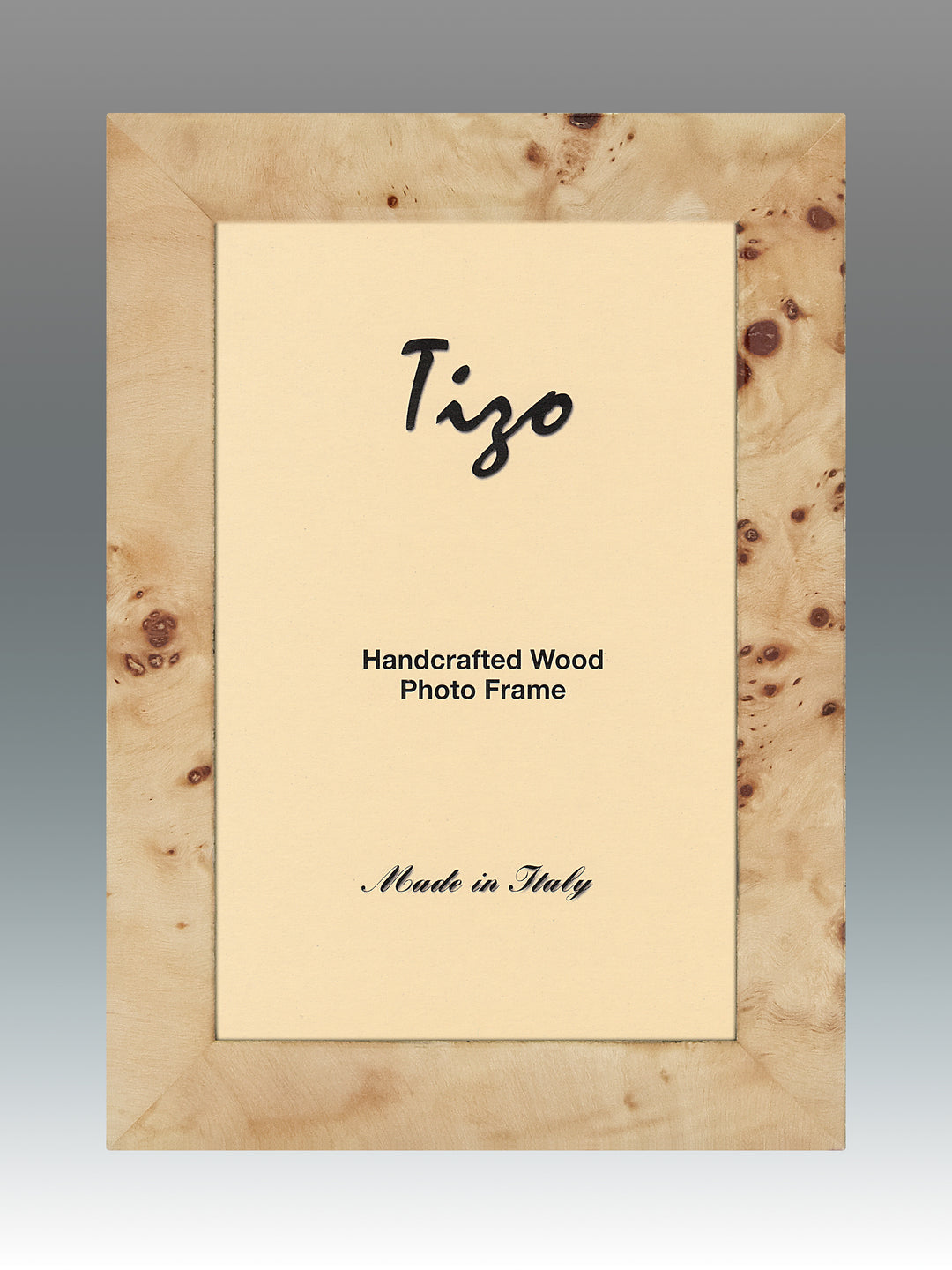 Tizo Narrow Burl Pattern Italian Wood Frame