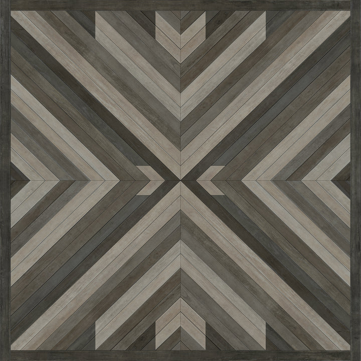 Vintage Vinyl Floorcloth Rug (Norwegian - Bohemian - Bohemia After Dark)