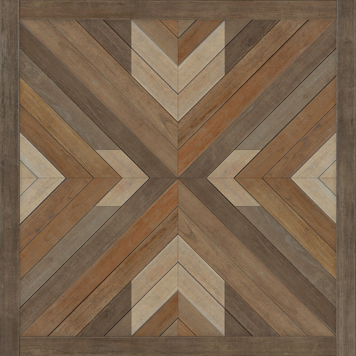 Vintage Vinyl Floorcloth Rug (Norwegian - Bohemian - Bohemia Proper)