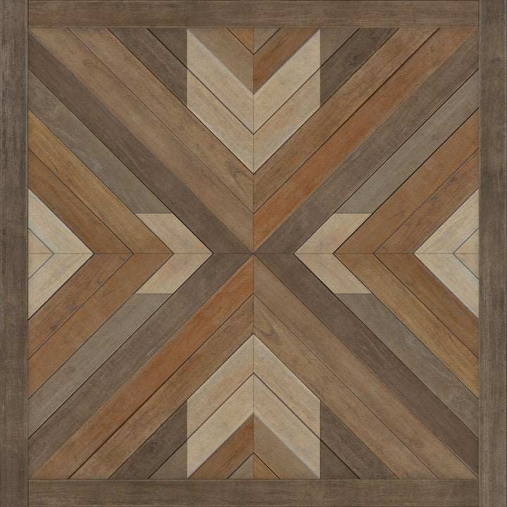 Vintage Vinyl Floorcloth Rug (Norwegian - Bohemian - Bohemia Proper)