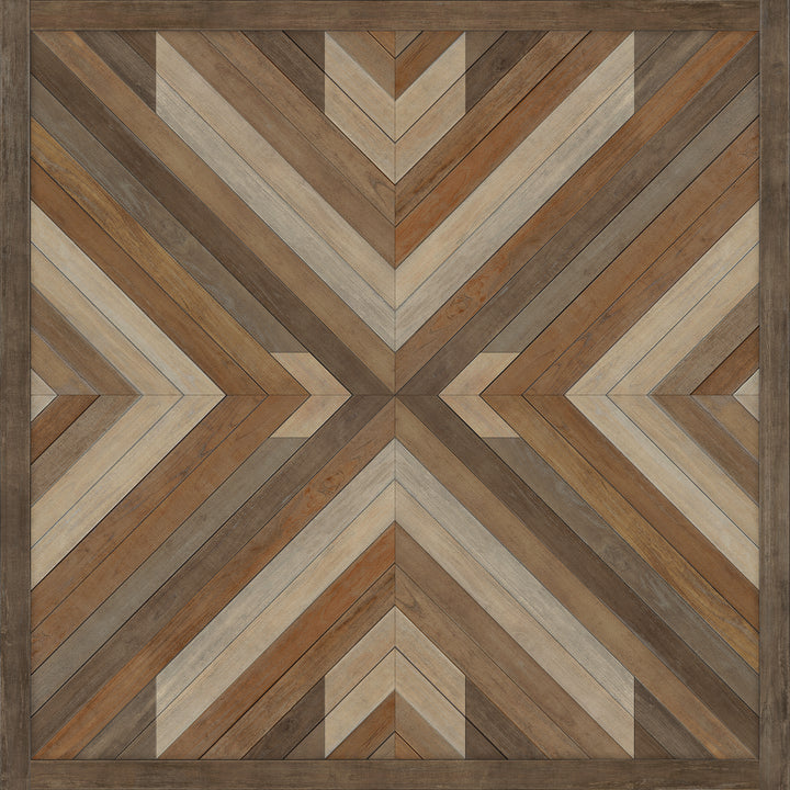 Vintage Vinyl Floorcloth Rug (Norwegian - Bohemian - Bohemia Proper)
