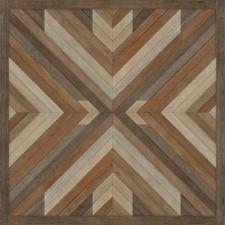 Vintage Vinyl Floorcloth Rug (Norwegian - Bohemian - Bohemia Proper)