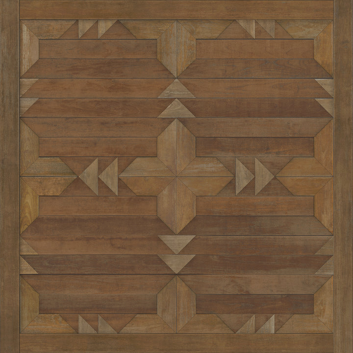 Vintage Vinyl Floorcloth Rug (Norwegian - Carpathian - Romania)