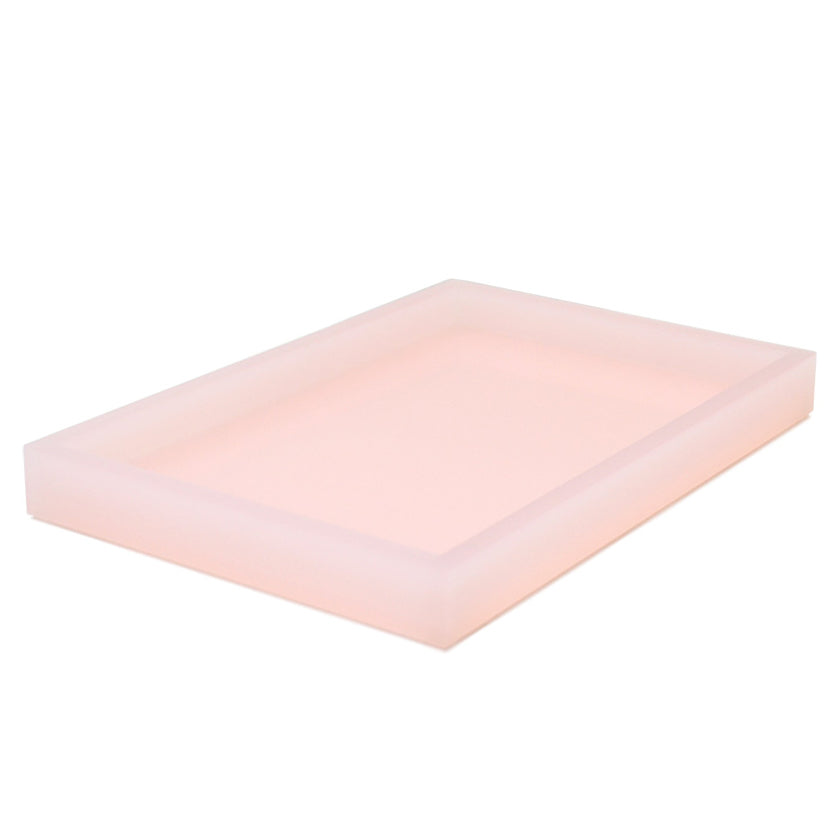 Mike + Ally Rosé Lucite Bathroom Accessories - Thumbnail 5