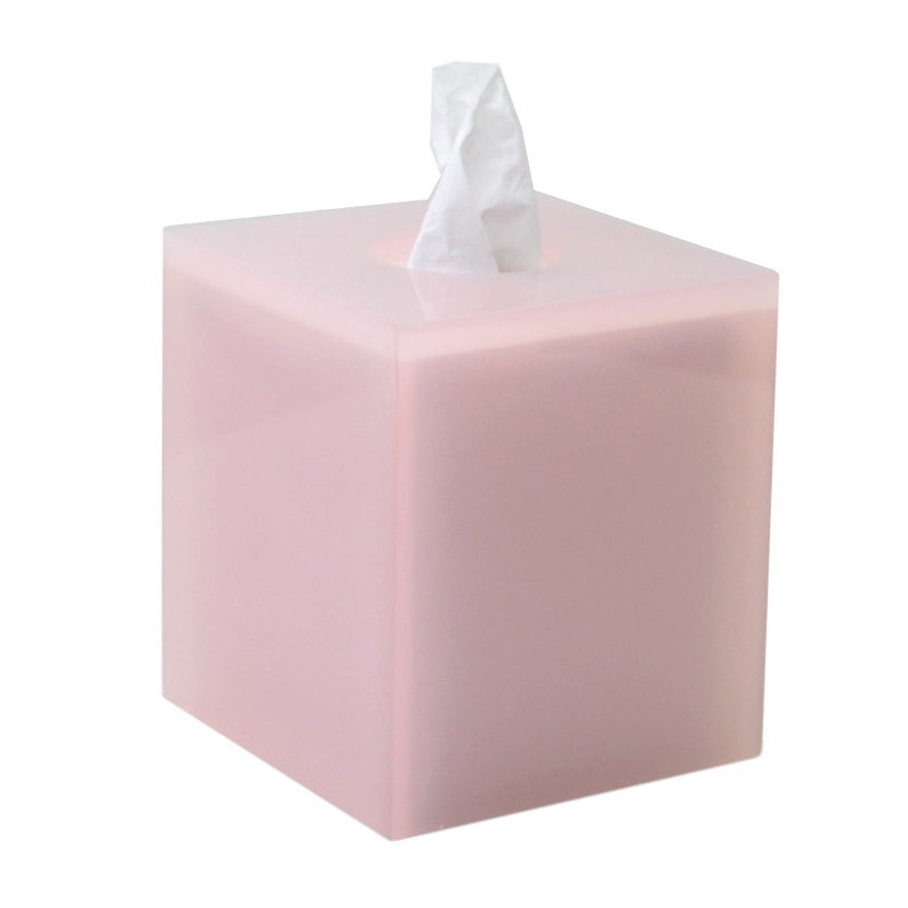 Mike + Ally Rosé Lucite Bathroom Accessories