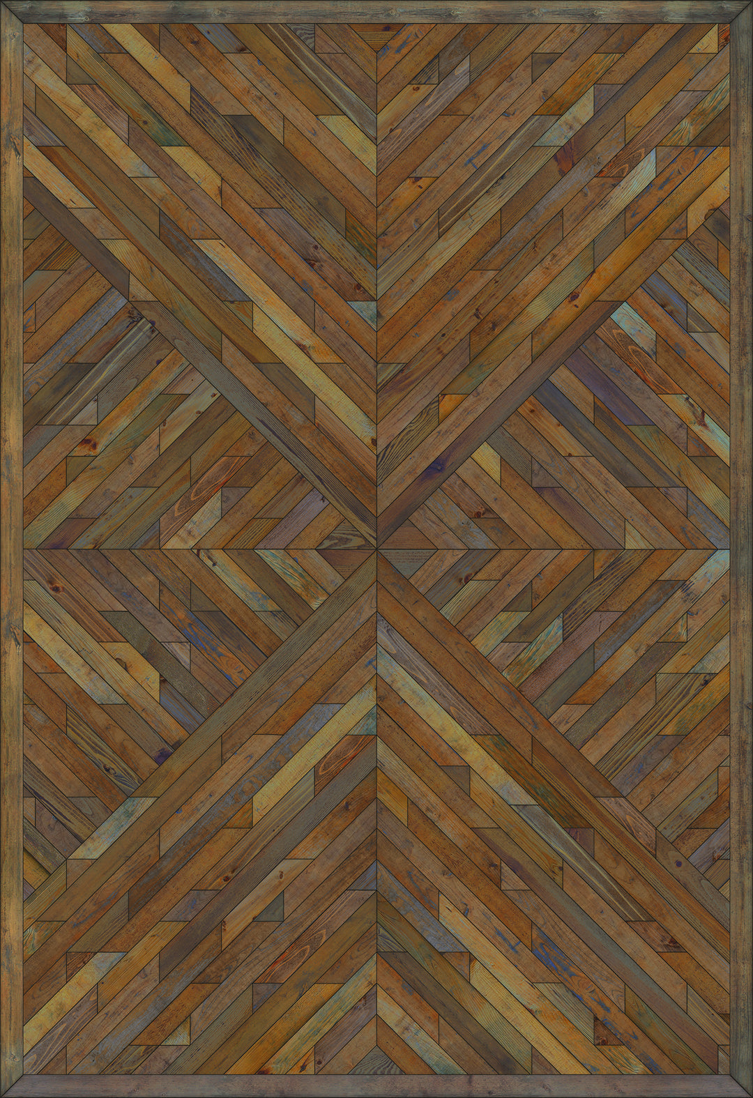 Vintage Vinyl Floorcloths (Norwegian - Nile - Aura Valley)
