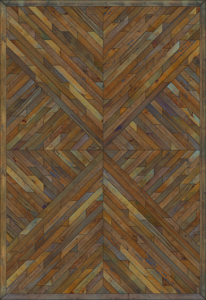 Vintage Vinyl Floorcloths (Norwegian - Nile - Aura Valley)