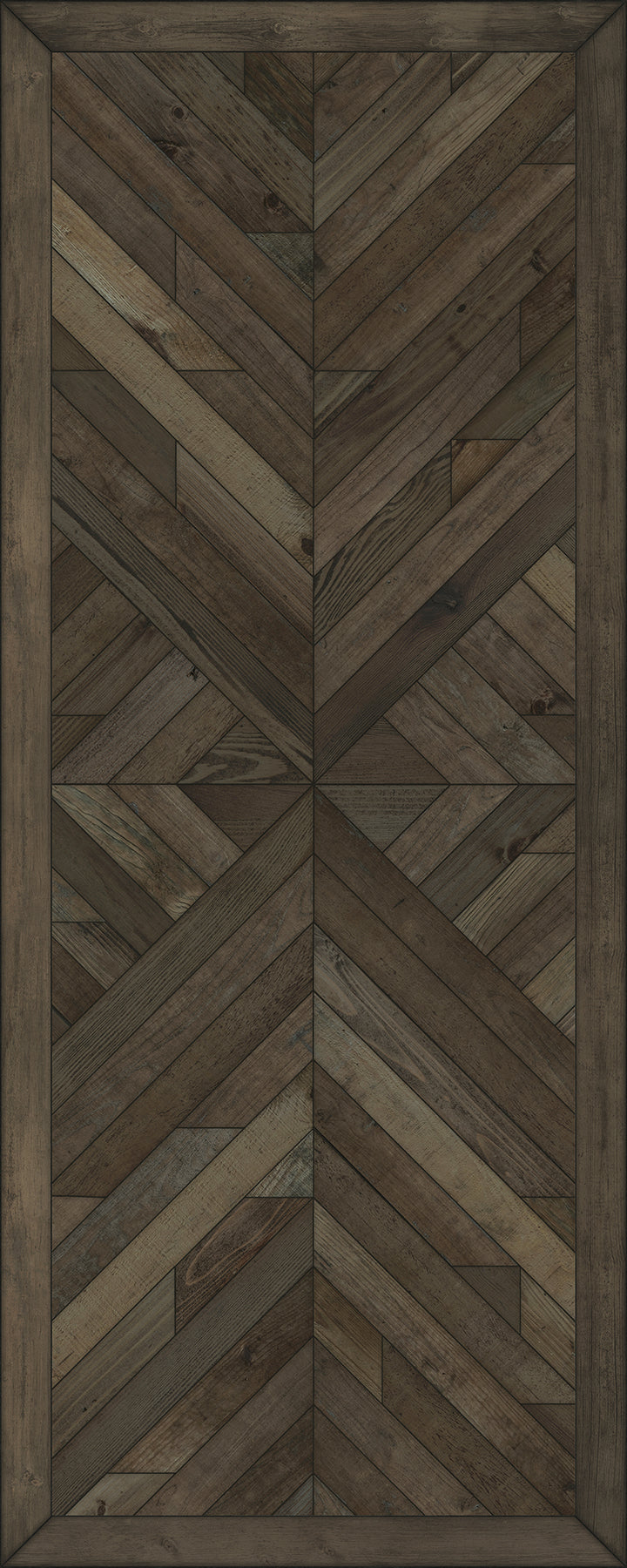 Vintage Vinyl Floorcloth Rug (Norwegian - Nile - Drenched in Night)