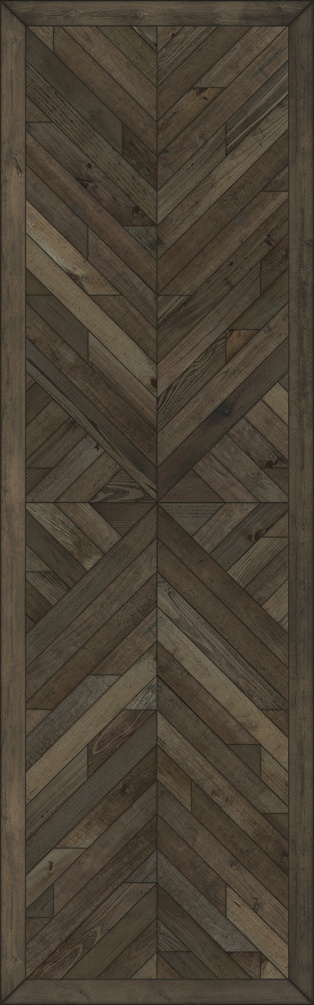 Vintage Vinyl Floorcloth Rug (Norwegian - Nile - Drenched in Night)