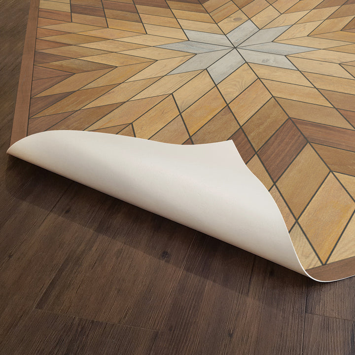 Vintage Vinyl Floorcloth Rug (Norwegian - Wicklow - Kippure)