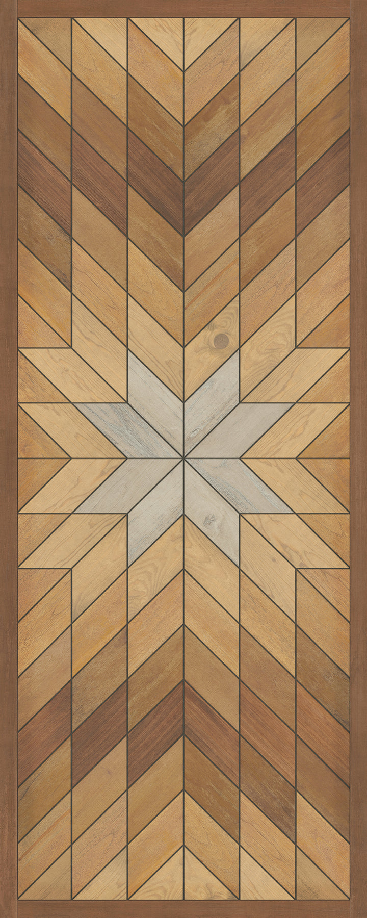Vintage Vinyl Floorcloth Rug (Norwegian - Wicklow - Kippure)