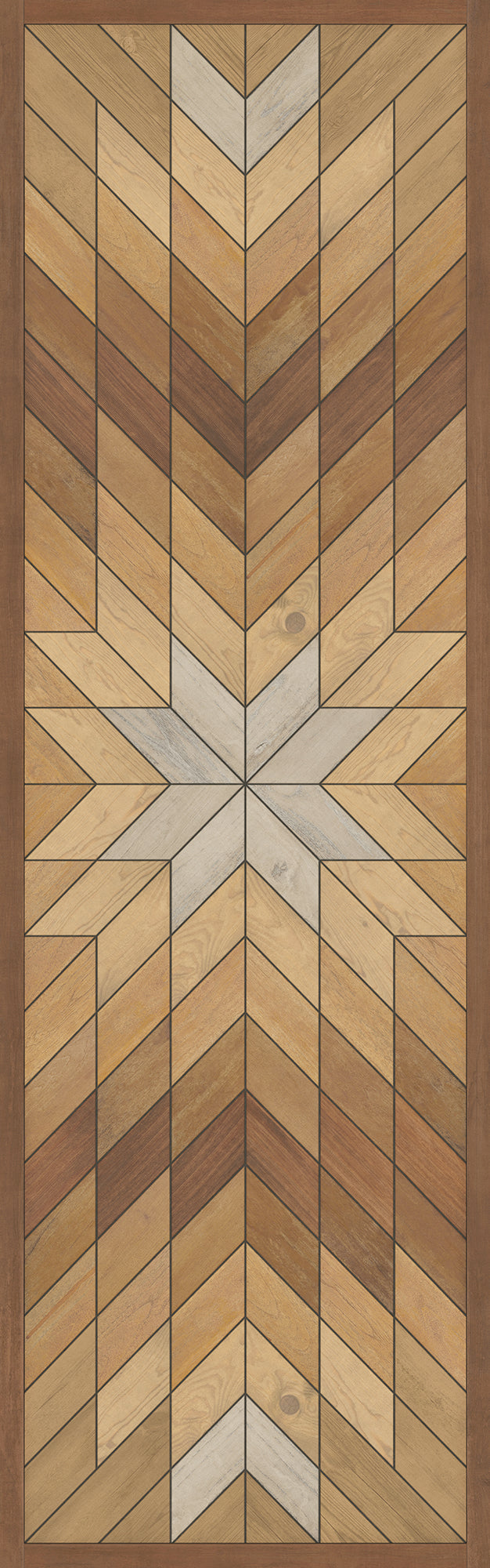 Vintage Vinyl Floorcloth Rug (Norwegian - Wicklow - Kippure)