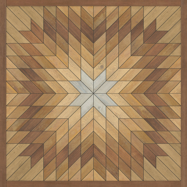 Vintage Vinyl Floorcloth Rug (Norwegian - Wicklow - Kippure)