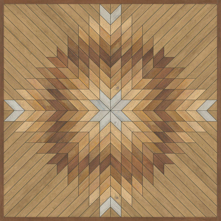 Vintage Vinyl Floorcloth Rug (Norwegian - Wicklow - Kippure)