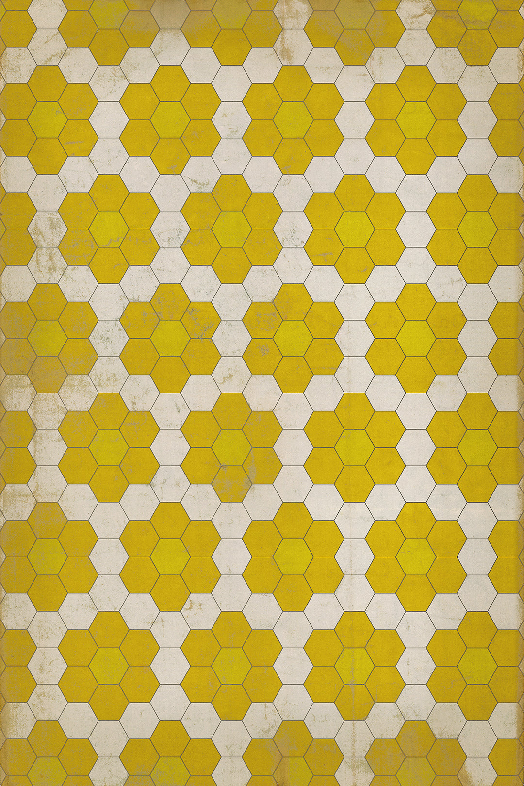 Vintage Vinyl Floorcloth Mats (Pattern 02 The Bee's Knees)