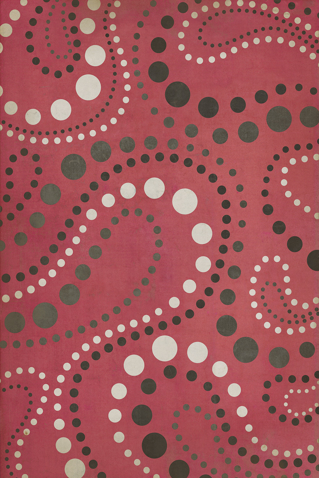 Vintage Vinyl Floorcloth Rug (Classic Pattern 12 Pandemonium)
