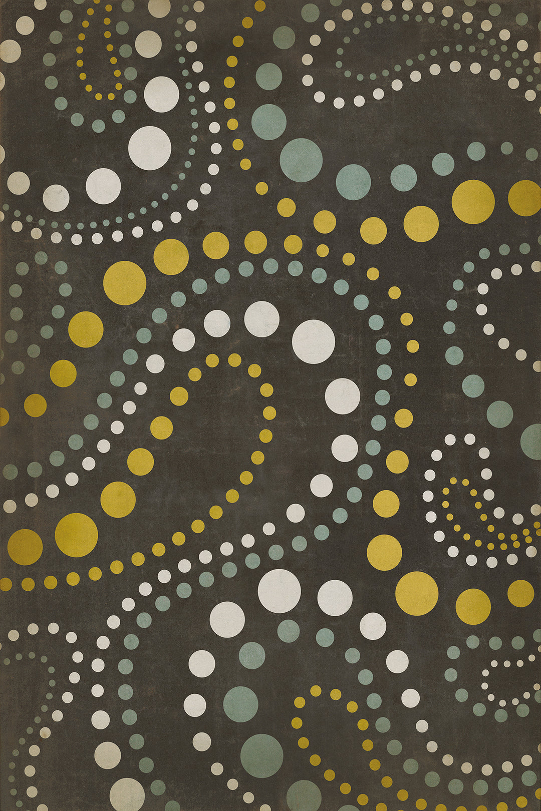 Vintage Vinyl Floorcloth Rug (Classic Pattern 12 the Big Bang Theory)