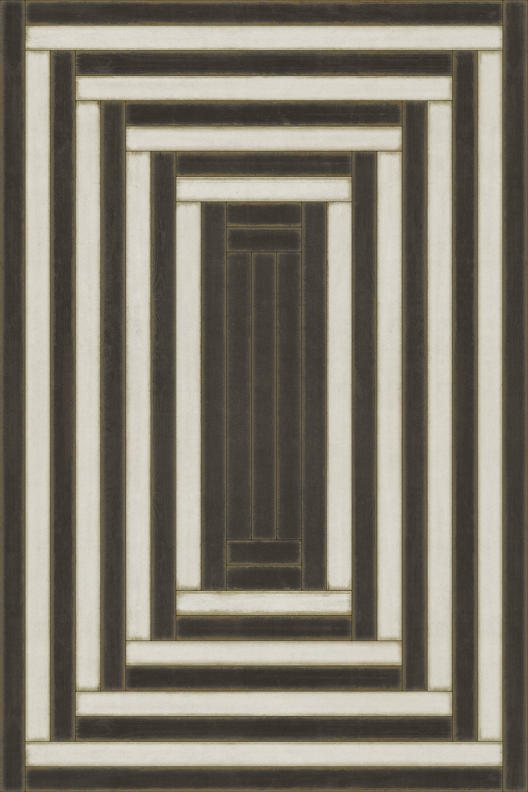 Vintage Vinyl Floorcloth Rug (Pattern 18 The Emperor)