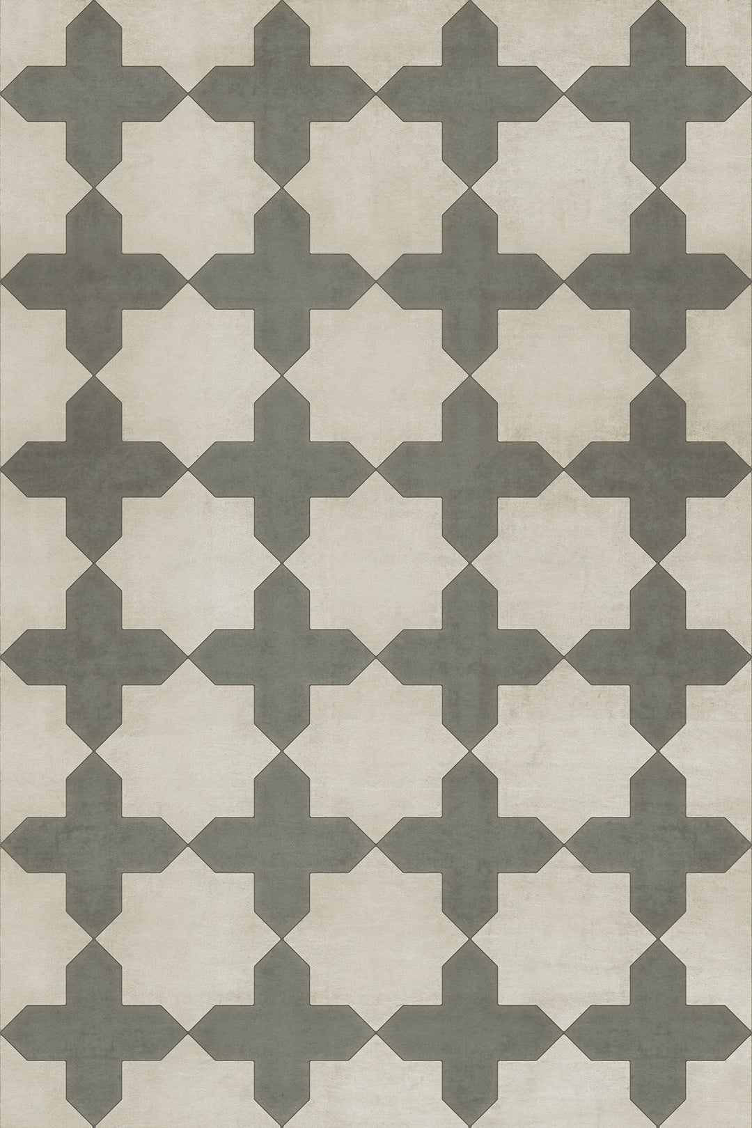 Vintage Vinyl Floorcloth Rug (Pattern 23 Simple as Doves)