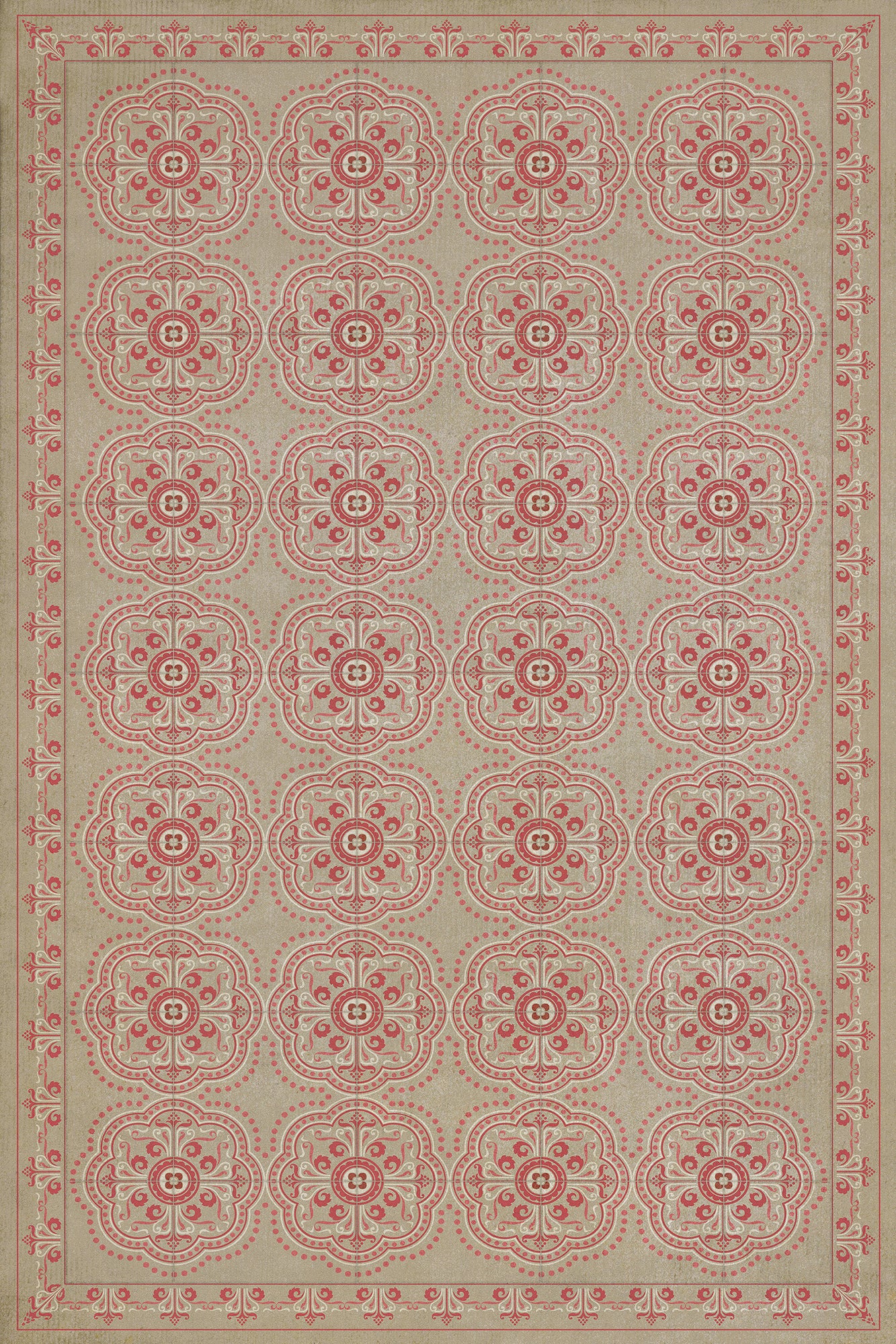 Vintage Vinyl Floorcloth Rug (Pattern 28 Dollhouse) – Hudson & Vine
