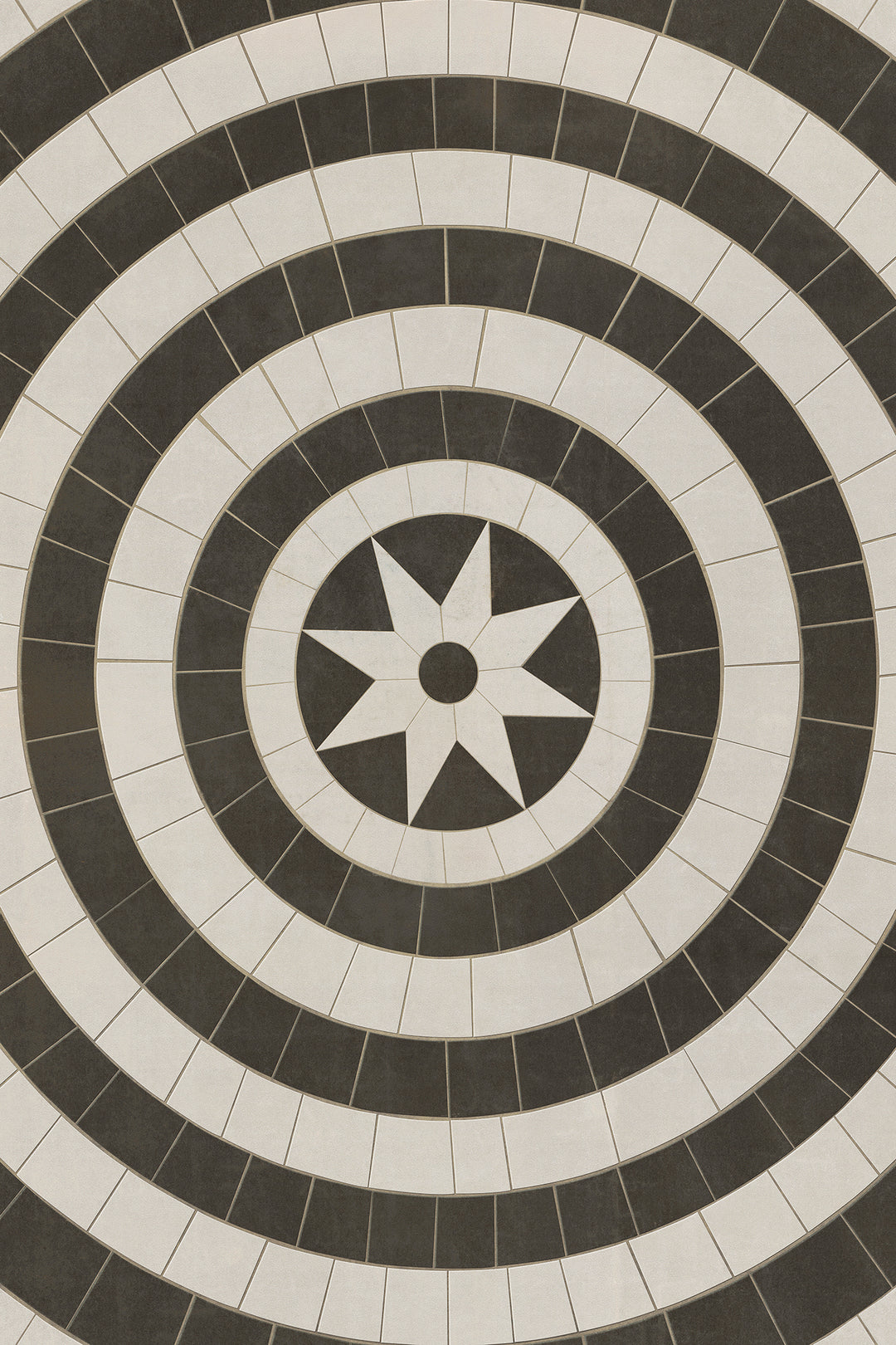 Vintage Vinyl Floorcloth Rug (Pattern 58 Invicta)